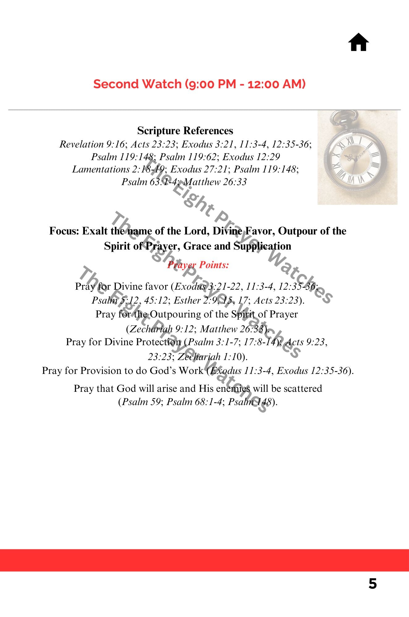 The 8 Prayer Watches:  A Prayer Guide And Journal