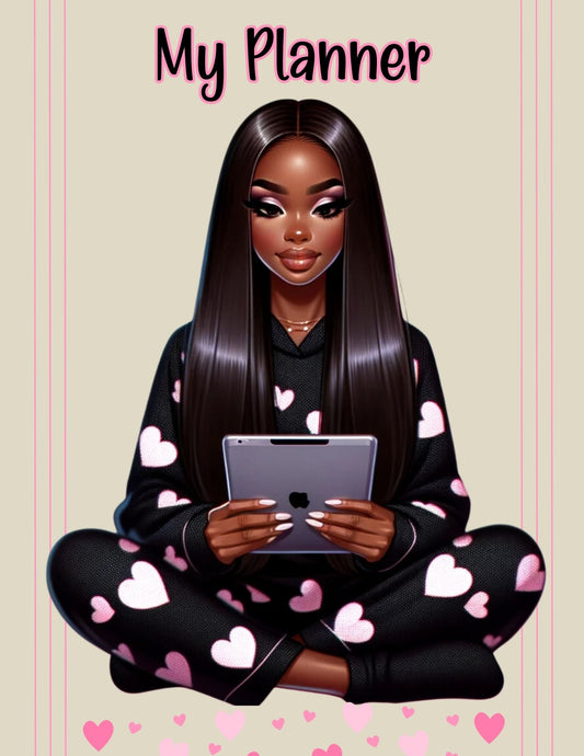 My Planner - 80 pages Girl Planner - Pink
