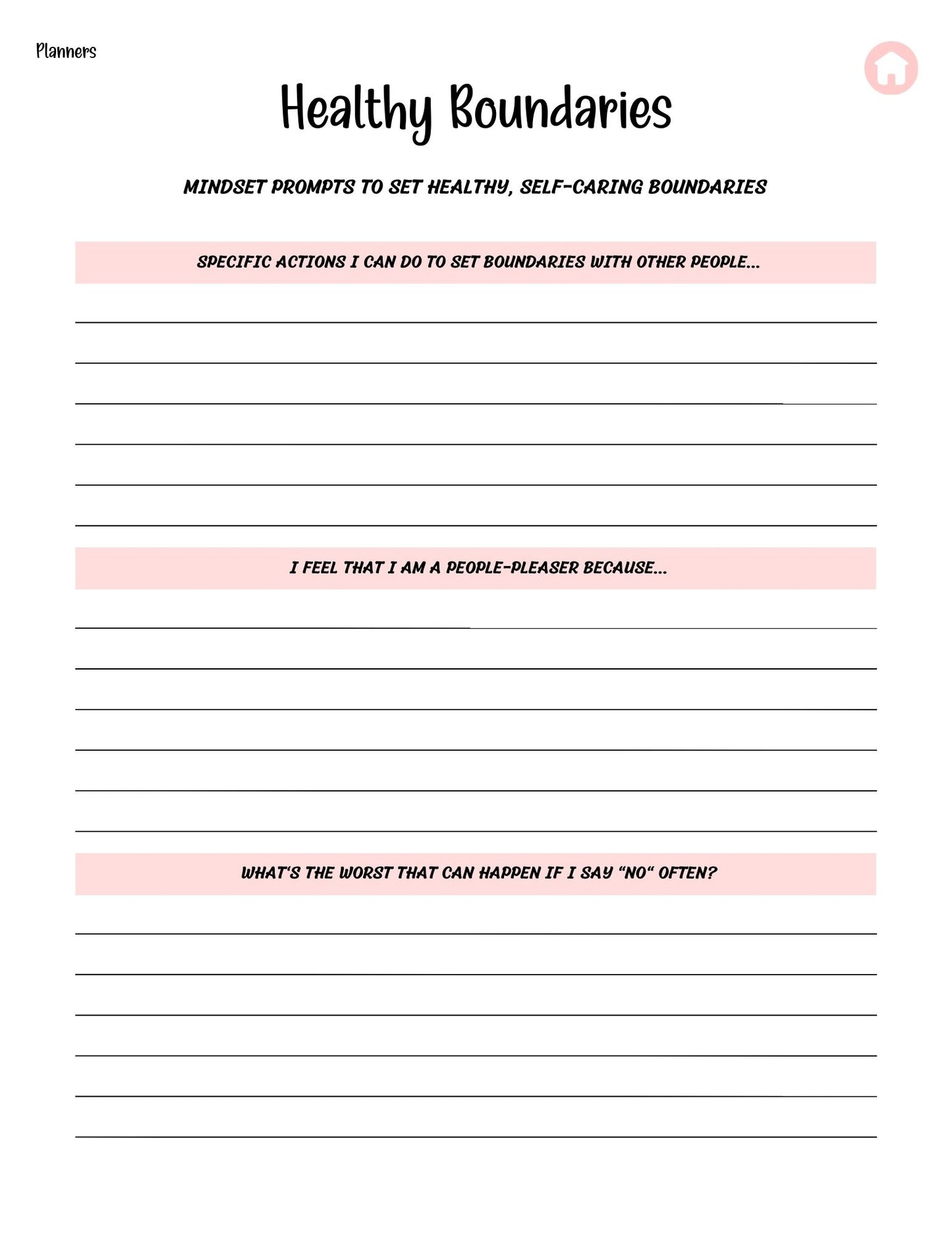 My Planner - 80 pages Girl Planner - Pink